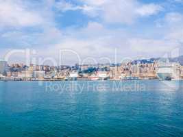 Harbour Genoa Italy HDR