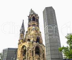 Bombed church, Berlin HDR