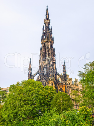 Scott Monument, Edinburgh HDR