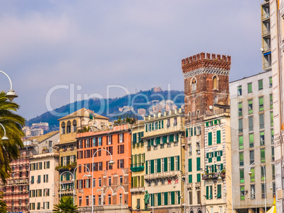 Genoa old town HDR