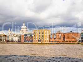 River Thames in London HDR