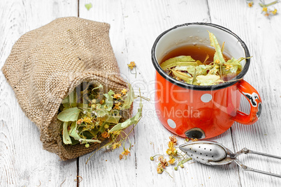 Tea with dry Linden