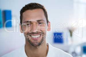 Portrait of physiotherapist in clinic
