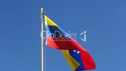 Textile flag of Venezuela