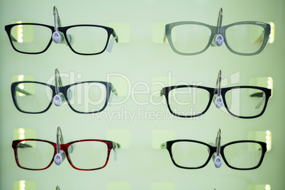 Various spectacles on display
