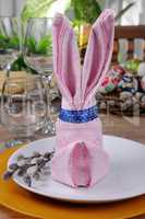 Napkin Easter Bunny