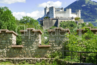 Castle of Salzburg in Austria