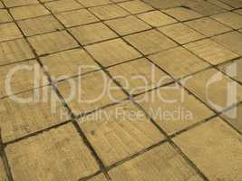 Concrete sidewalk pavement sepia