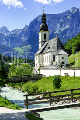 Church of Ramsau in Bavaria