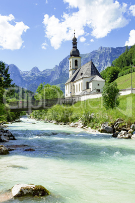 Church of Ramsau in Bavaria