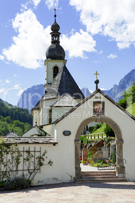 Church of Ramsau in Bavaria