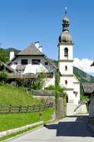 Church of Ramsau in Bavaria