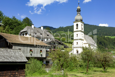 Church of Ramsau in Bavaria