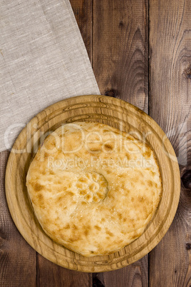 Traditional uzbek flatbread