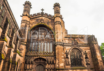 Chester Cathedral in Chester HDR