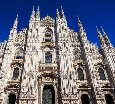 Duomo di Milano Cathedral in Milan HDR