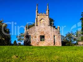 Cardross old parish church HDR