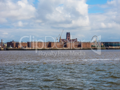 Albert Dock in Liverpool HDR