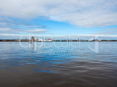 View of Birkenhead in Liverpool HDR