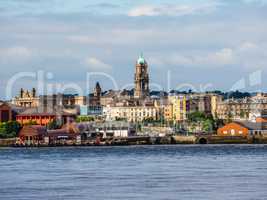 View of Birkenhead in Liverpool HDR