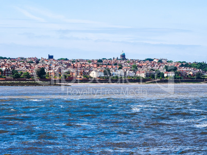 View of Birkenhead in Liverpool HDR