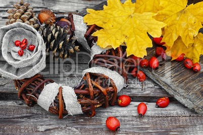 autumn leaves wreath