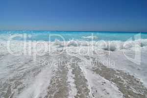 Windy day on Kathisma beach