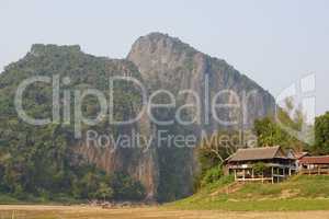 Landschaft nahe Luang Prabang, Laos, Asien
