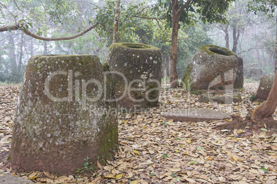 Ebene der Tonkrüge, Laos, Asien