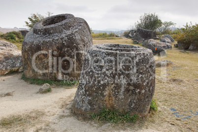 Ebene der Tonkrüge, Laos, Asien