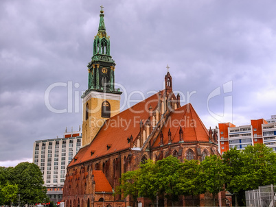 Marienkirche in Berlin HDR