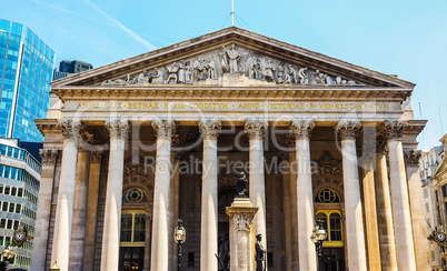 Royal Stock Exchange in London HDR
