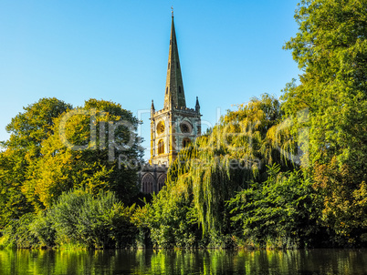 Holy Trinity church in Stratford upon Avon HDR