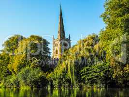 Holy Trinity church in Stratford upon Avon HDR