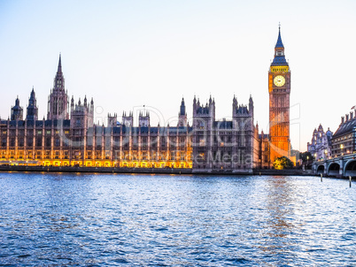 Houses of Parliament in London HDR