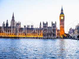 Houses of Parliament in London HDR