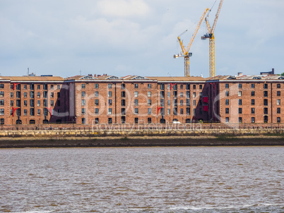 Albert Dock in Liverpool HDR