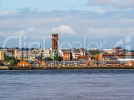 View of Birkenhead in Liverpool HDR