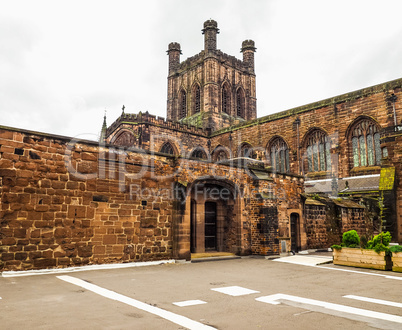 Chester Cathedral in Chester HDR