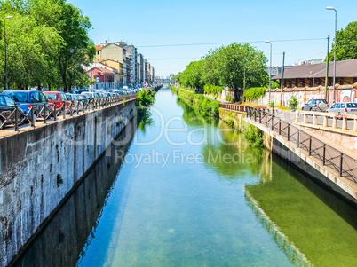 Naviglio Grande, Milan HDR