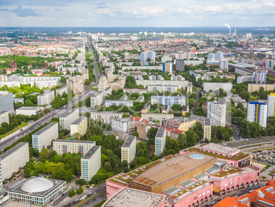 Berlin aerial view HDR