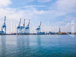 Harbour Genoa Italy HDR