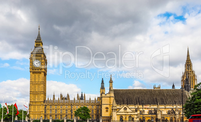 Houses of Parliament in London HDR