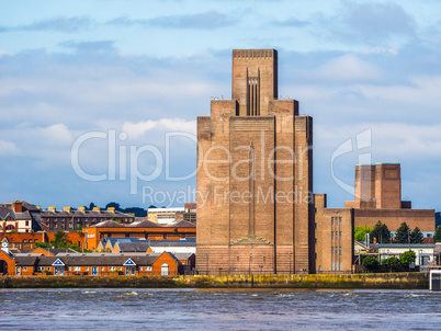 View of Birkenhead in Liverpool HDR