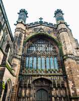 Chester Cathedral in Chester HDR