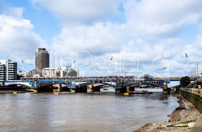 River Thames in London HDR