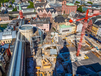 Aerial view of Frankfurt HDR