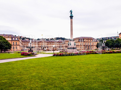 Schlossplatz (Castle square) Stuttgart HDR