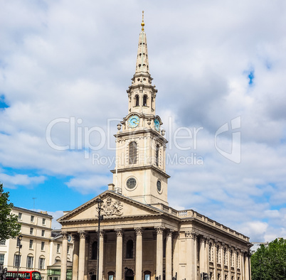 St Martin church in London HDR