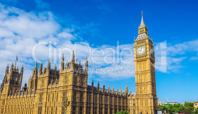 Houses of Parliament in London HDR